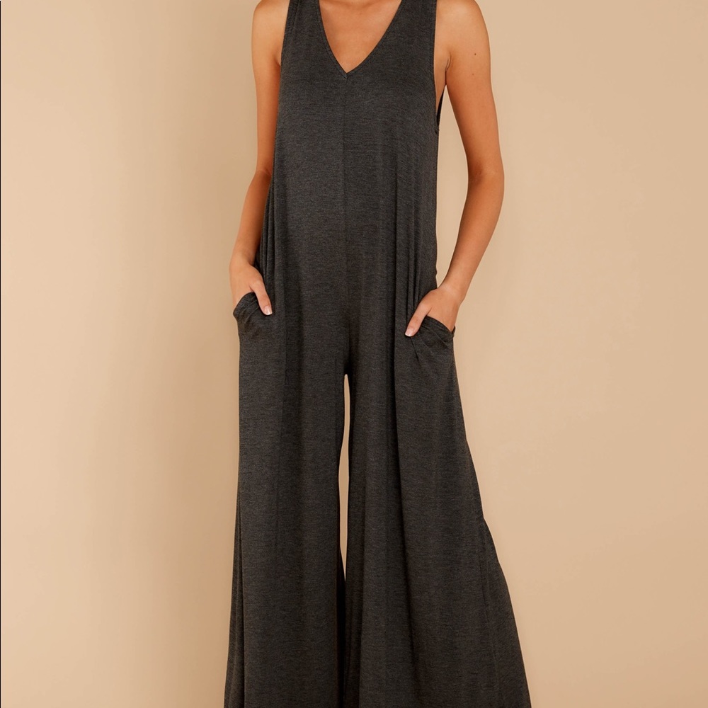 Prime Donna Dark Charcoal Jumpsuit